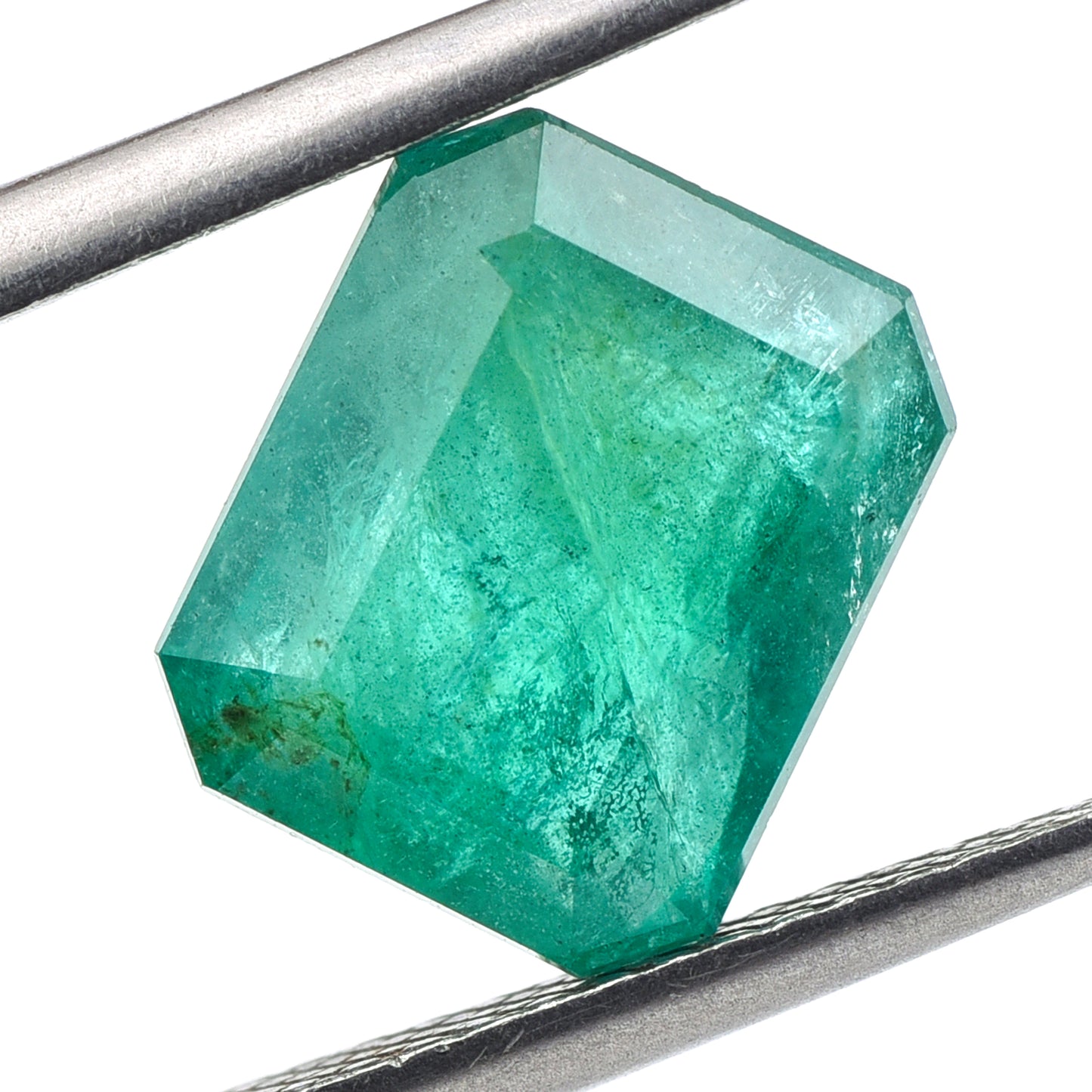 3.71 Natural Beryl Emerald Emerald Cut Gemstone