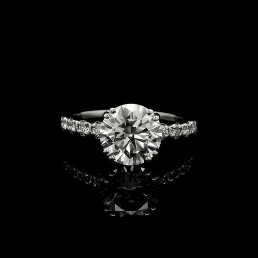 2.26 Carats Lab Grown Diamond 14K Gold Ring