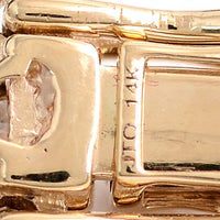 2.82 Carats Lab Grown Diamond 14K Gold Bracelet