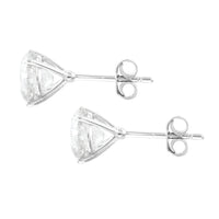 3.18 Carats Lab Grown Diamond 14K Gold Earrings