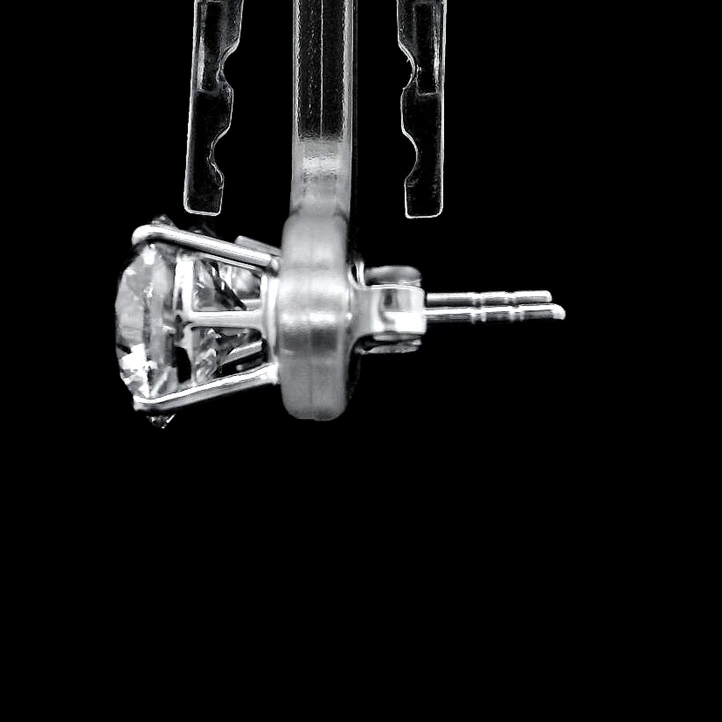 4.15 Carats Lab Grown Diamond 14K Gold Earrings