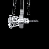 4.15 Carats Lab Grown Diamond 14K Gold Earrings