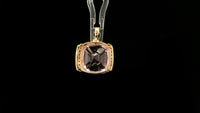 9.32 Ct Cushion Mixed Cut Natural Spodumene Kunzite 14K Gold Pendant
