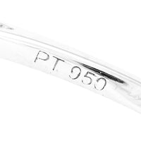 1.20 Ct Marquise Mixed Cut, Square Step Cut, Round Mixed Cut Natural Multi-Coloured Tourmaline 950 Platinum Ring