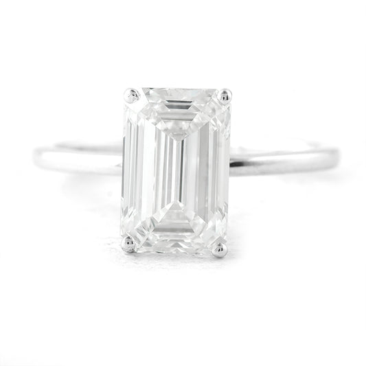 3.09 Carats Lab Grown Diamond 14K Gold Ring