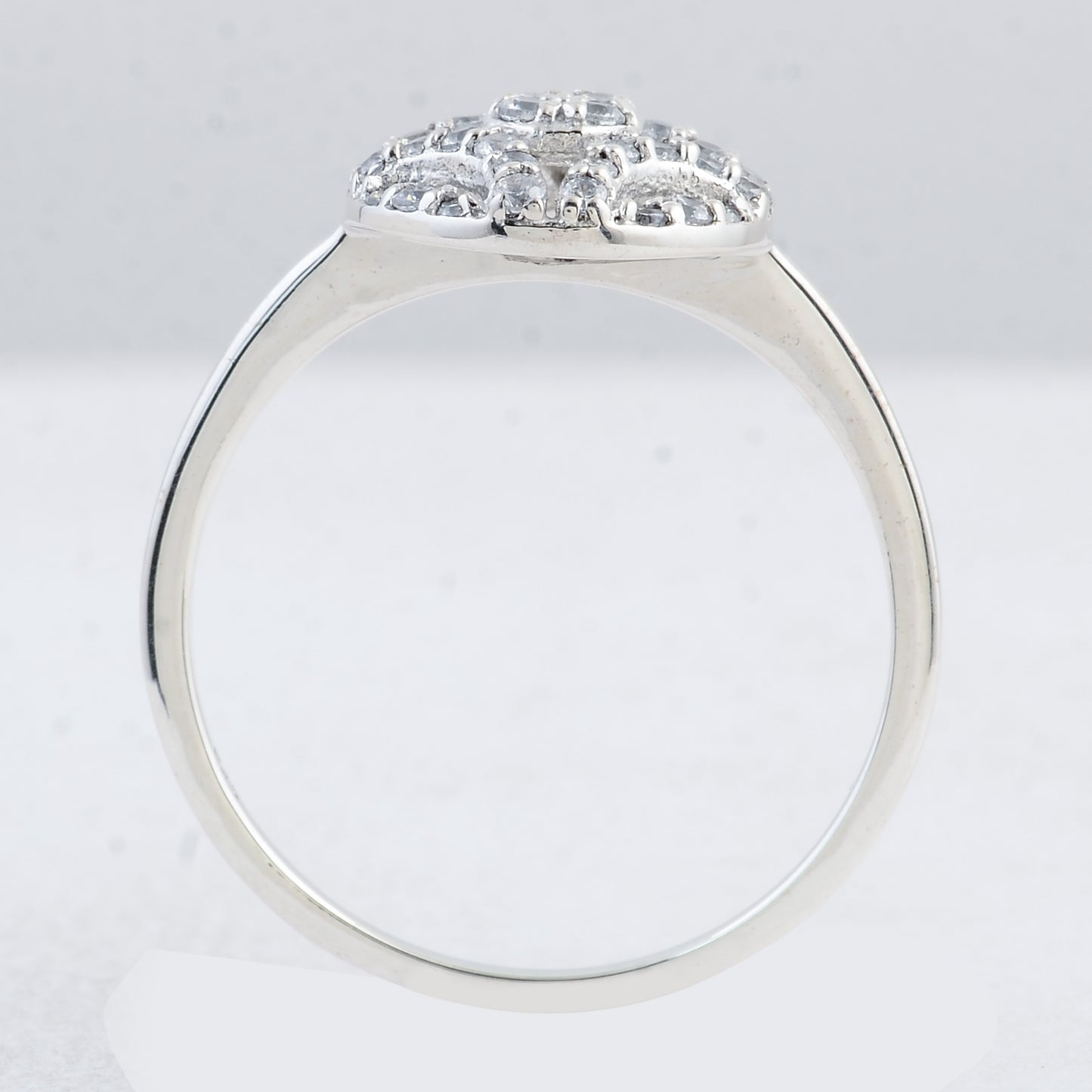 0.79 Ct Round Cubic Zirconia 925 Sterling Silver Ring
