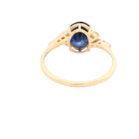 2.64 Ct Oval Sapphire 14K Gold Ring
