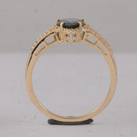 1.55 Ct Pear Tourmaline 9K Gold Ring