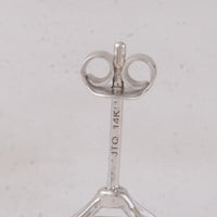 4.00 Carats Lab Grown Diamond 14K Gold Earrings