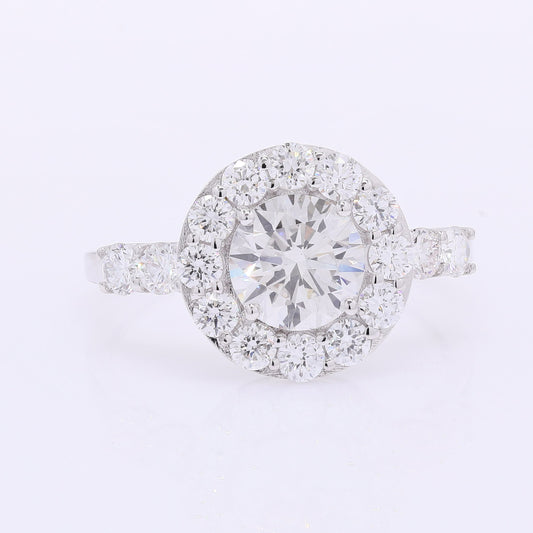 2.07 Carats Lab Grown Diamond 14K Gold Ring