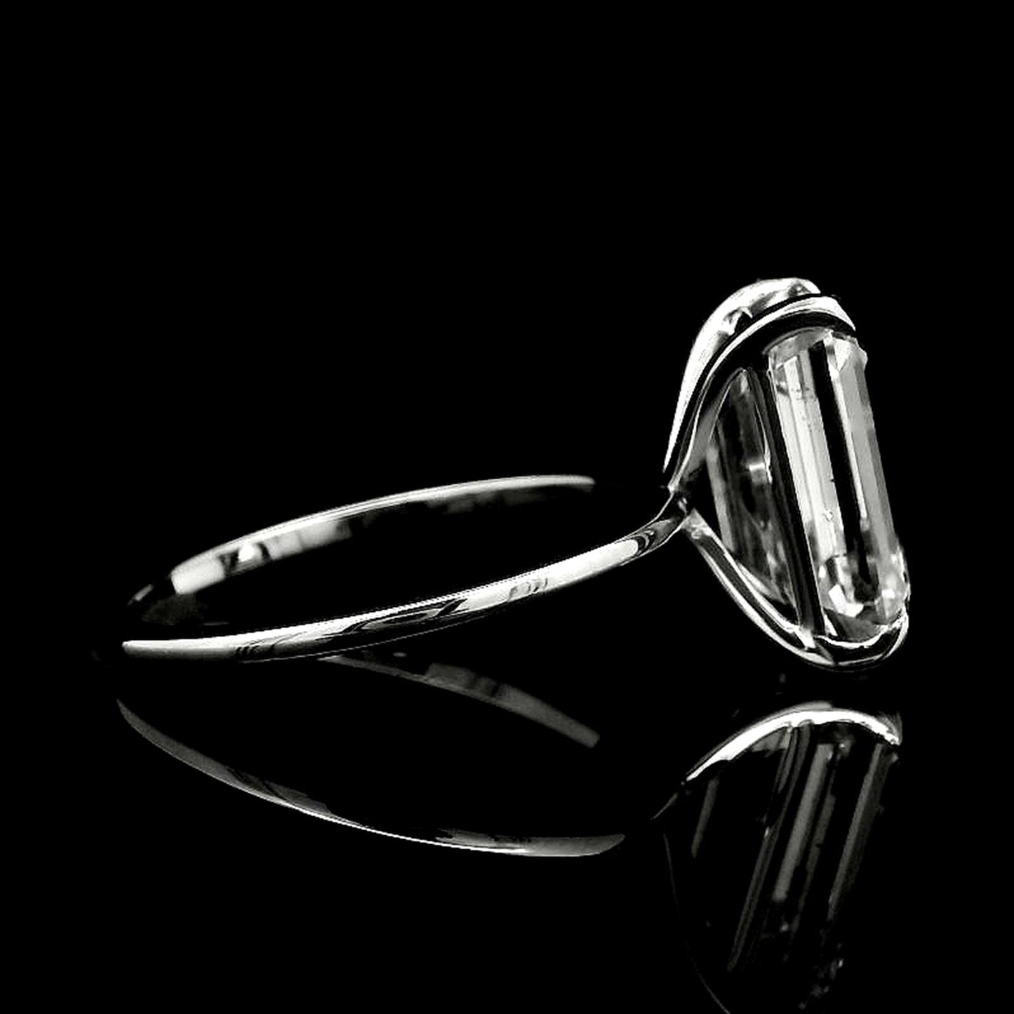 5.18 Carats Lab Grown Diamond 14K Gold Ring