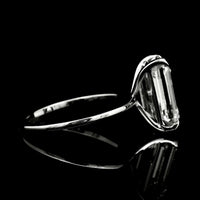 5.18 Carats Lab Grown Diamond 14K Gold Ring