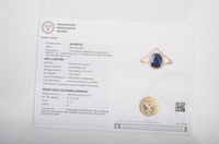 1.81 Ct Oval Mixed Cut Natural Corundum Sapphire 14K Gold Ring