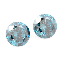 0.42 Blue Diamond Round Loose Gemstone