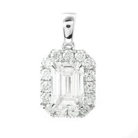 2.81 Carats Lab Grown Diamond 14K Gold Pendant
