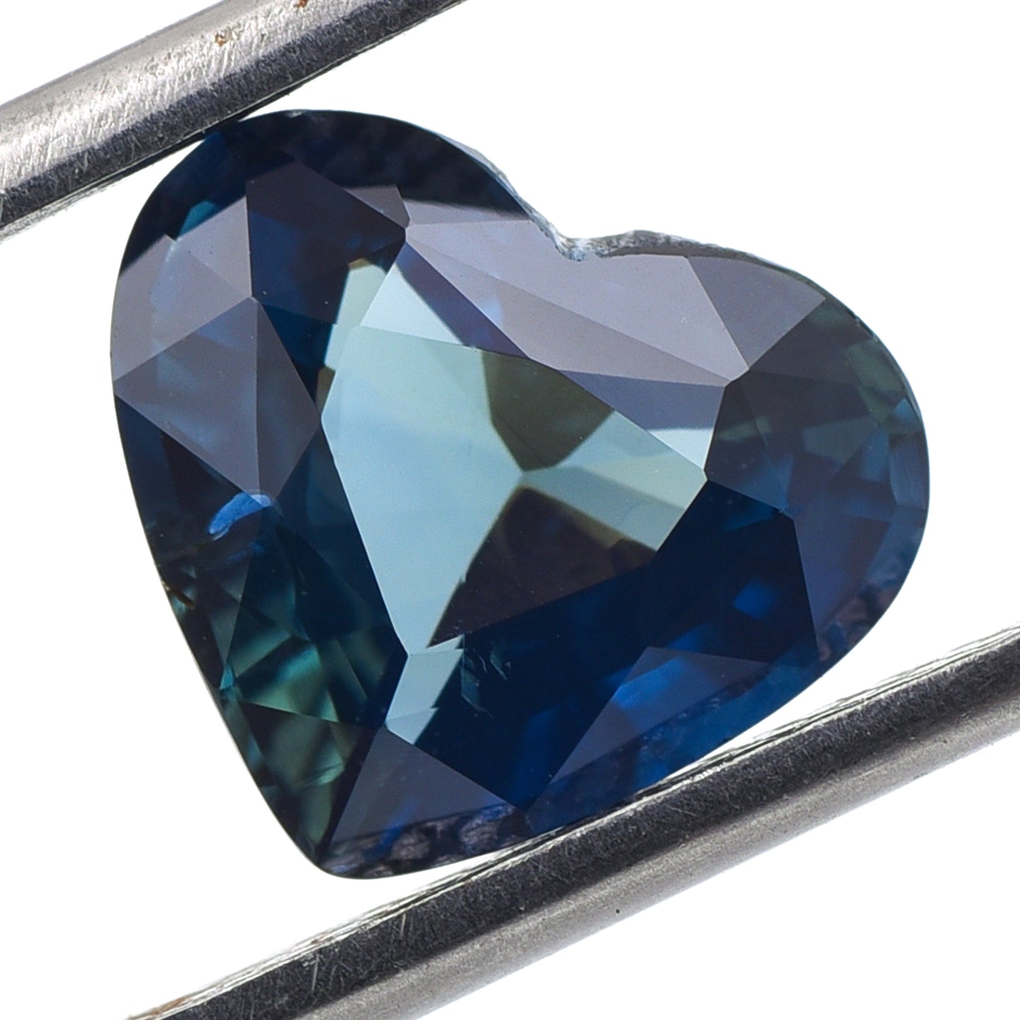 2.53 Natural Corundum Sapphire Heart Mixed Cut Gemstone