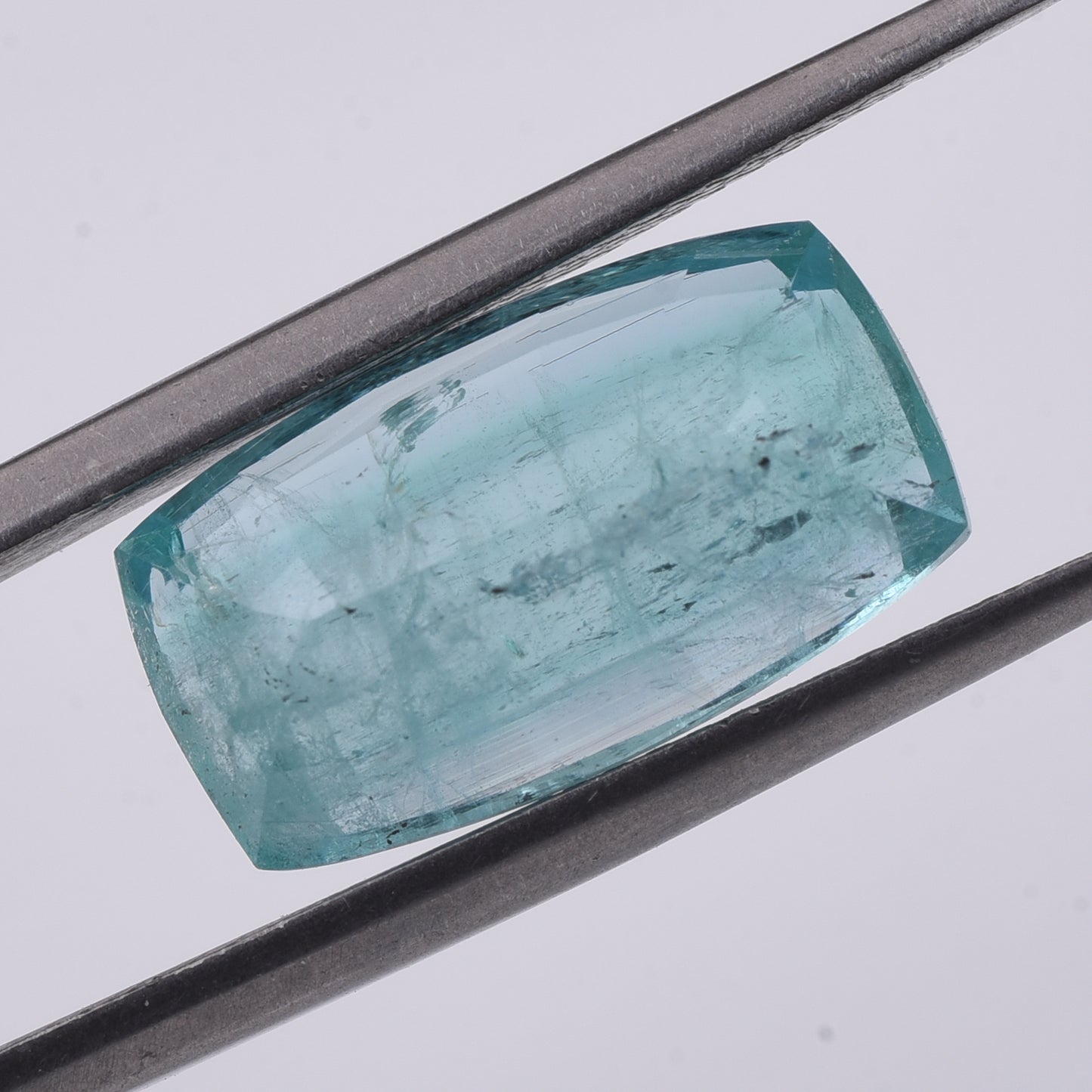 6.55 Natural Beryl Emerald Rectangular Cushion Mixed Cut Gemstone