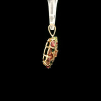 1.67 Ct Round Tourmaline 14K Gold Pendant