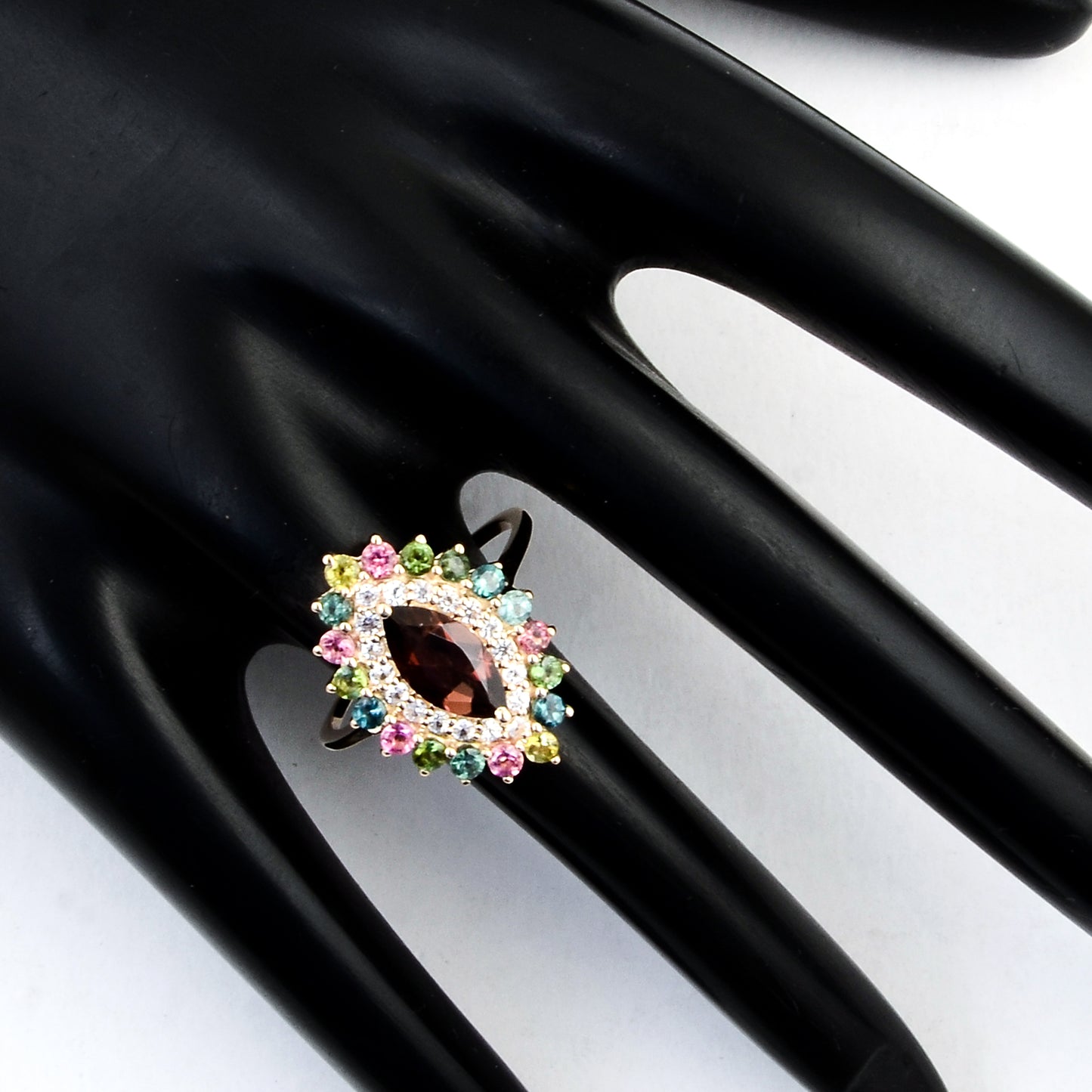 2.07 Ct Marquise Tourmaline 14K Gold Ring