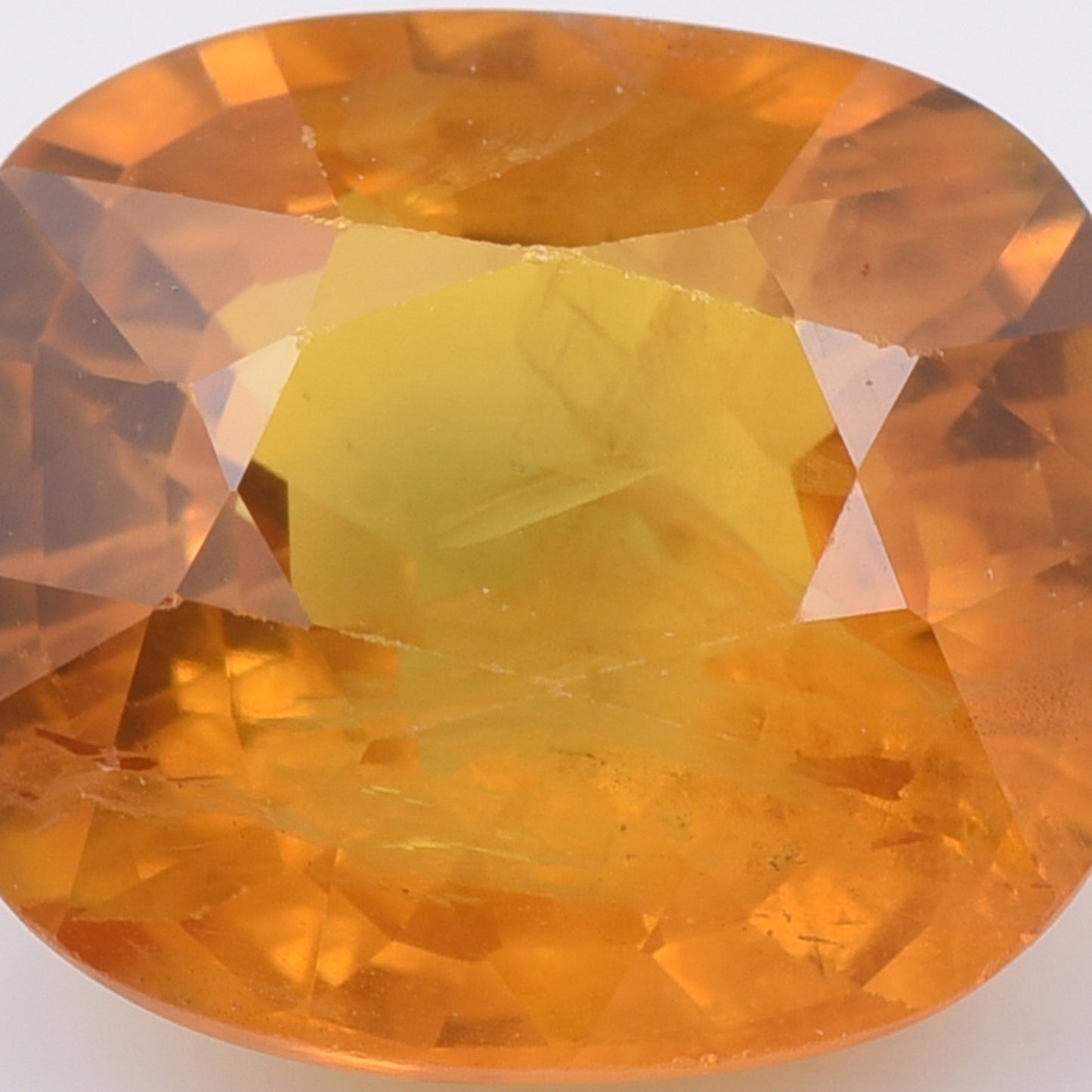 3.73 Natural Corundum Yellow Sapphire Rectangular Cushion Mixed Cut Gemstone