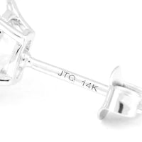 3.03 Carats Lab Grown Diamond 14K Gold Earrings