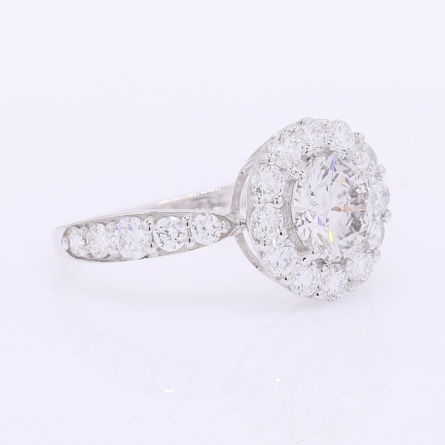 2.25 Carats Lab Grown Diamond 14K Gold Ring