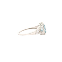1.94 Carats Blue Lab Grown Diamond 14K Gold Ring