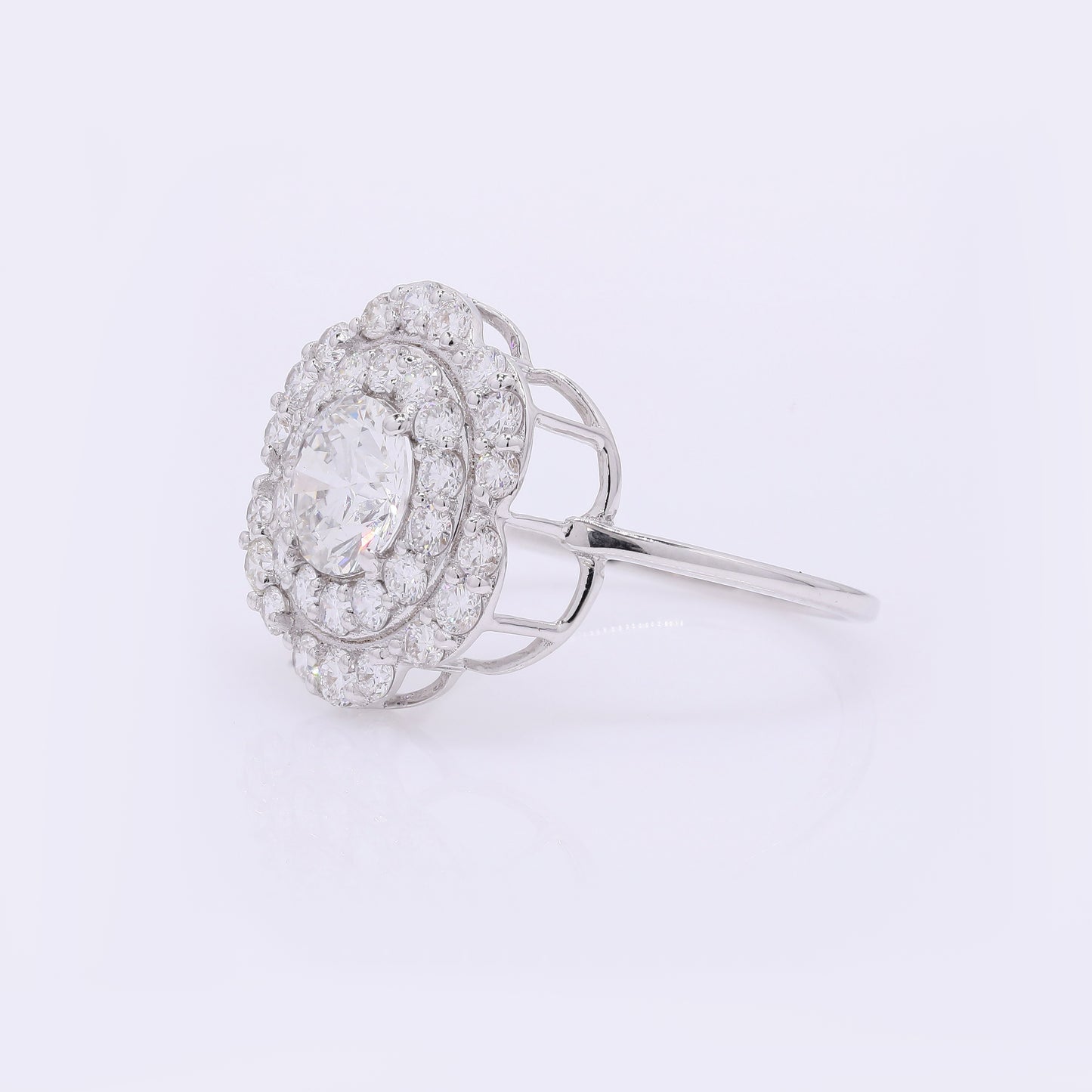 1.99 Carats Lab Grown Diamond 14K Gold Ring