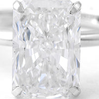 3.04 Carats Lab Grown Diamond 14K Gold Ring