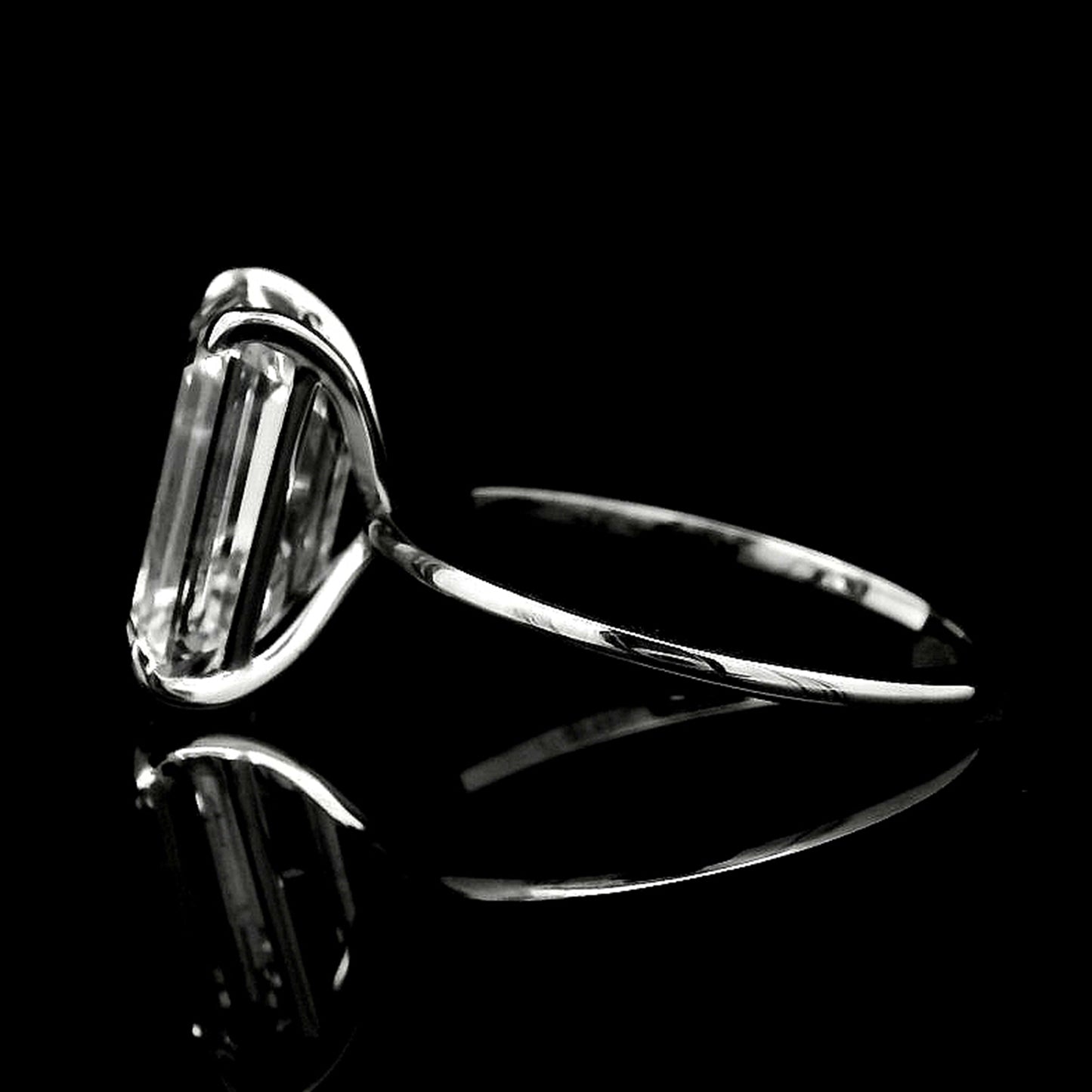 5.18 Carats Lab Grown Diamond 14K Gold Ring
