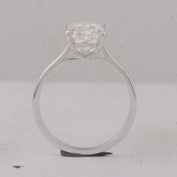 3.07 Carats Lab Grown Diamond 14K Gold Ring
