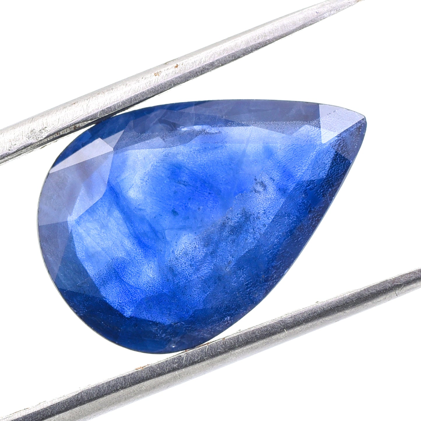 4.89 Natural Corundum Sapphire Pear Mixed Cut Gemstone
