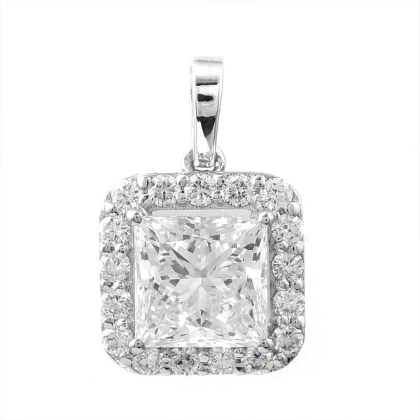 2.44 Carats Lab Grown Diamond 14K Gold Pendant