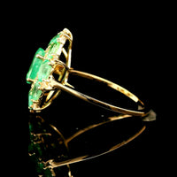 2.39 Ct Oval Emerald 14K Gold Ring