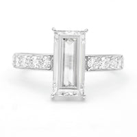 3.05 Carats Lab Grown Diamond 14K Gold Ring