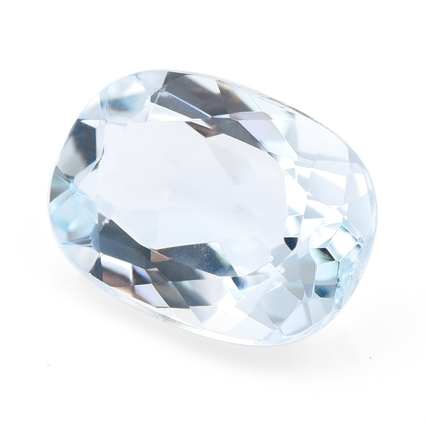 5.64 Natural Beryl Aquamarine Rectangular Cushion Mixed Cut Gemstone