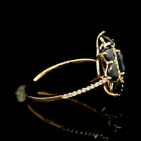 2.22 Ct Pear Sapphire 14K Gold Ring