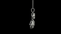 3.10 Carats Lab Grown Diamond 14K Gold Pendant