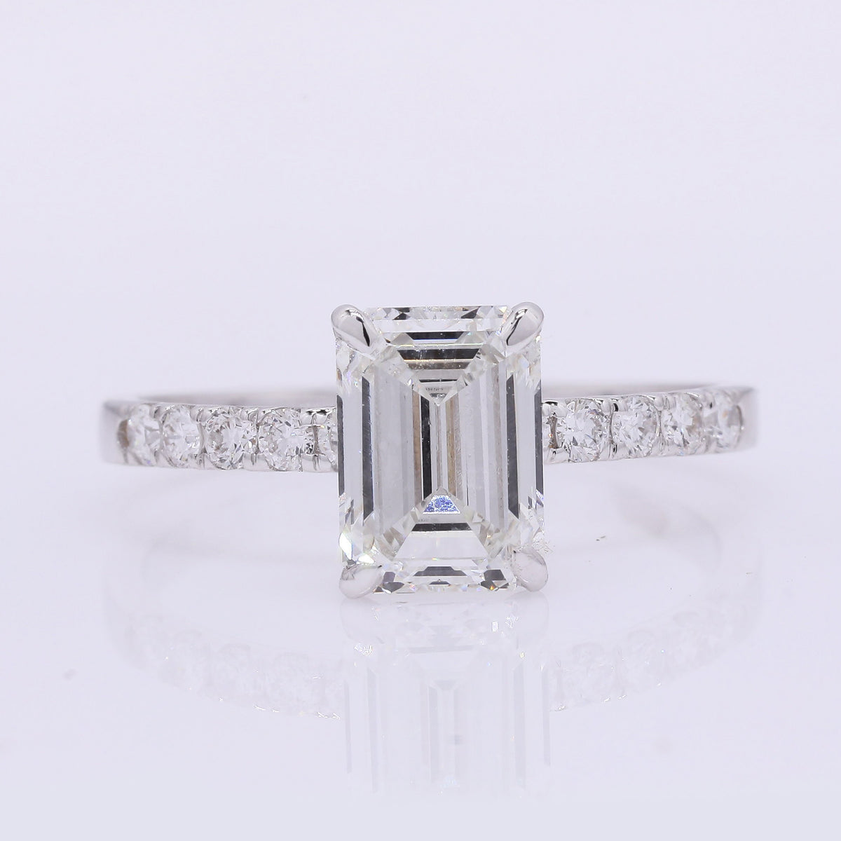 2.17 Carats Lab Grown Diamond 14K Gold Ring