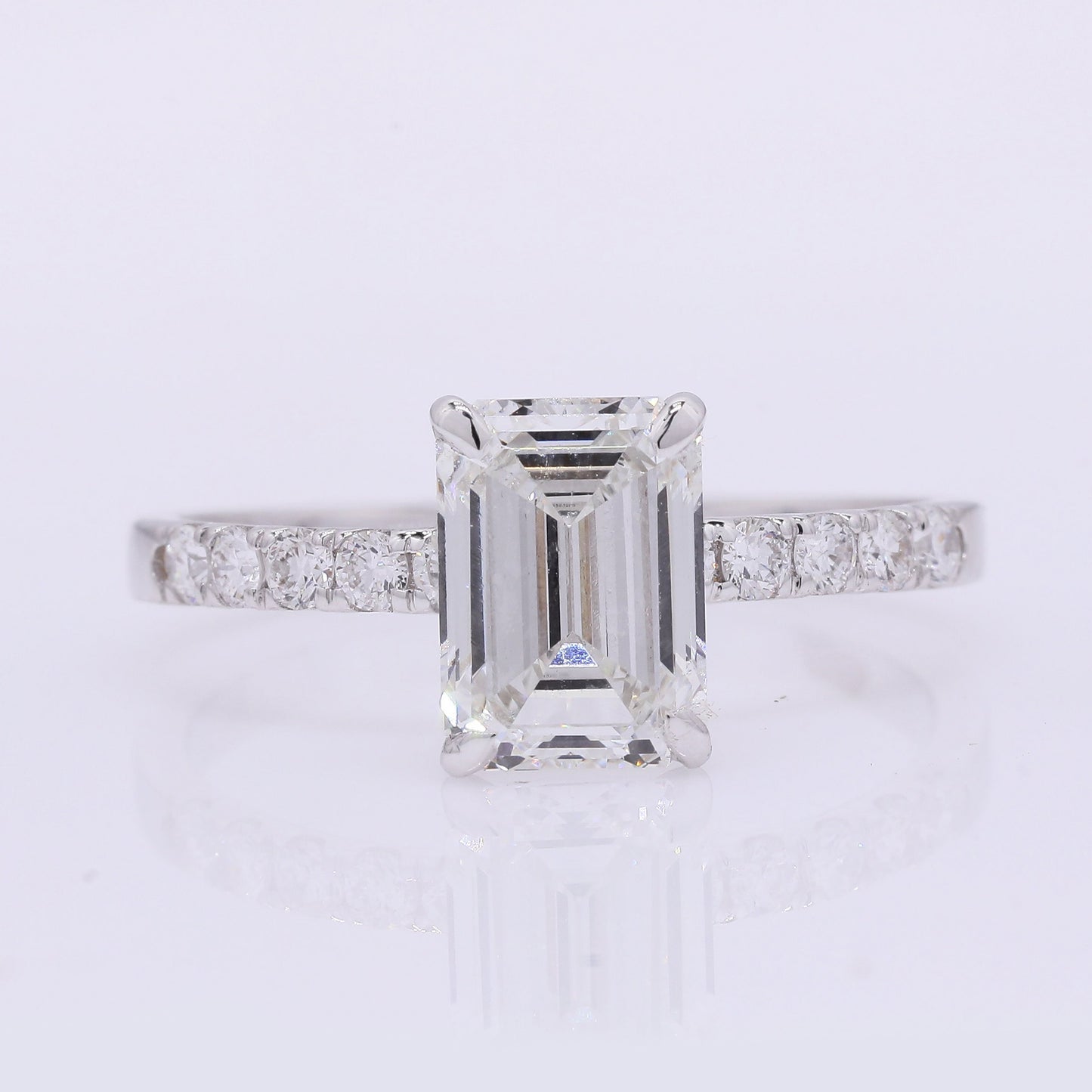 2.17 Carats Lab Grown Diamond 14K Gold Ring