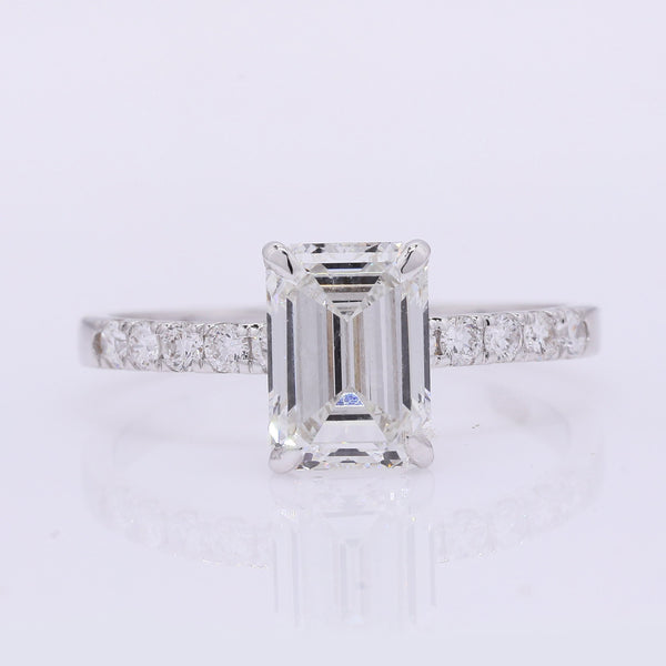2.17 Carats Lab Grown Diamond 14K Gold Ring
