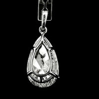 4.77 Carats Lab Grown Diamond 14K Gold Pendant