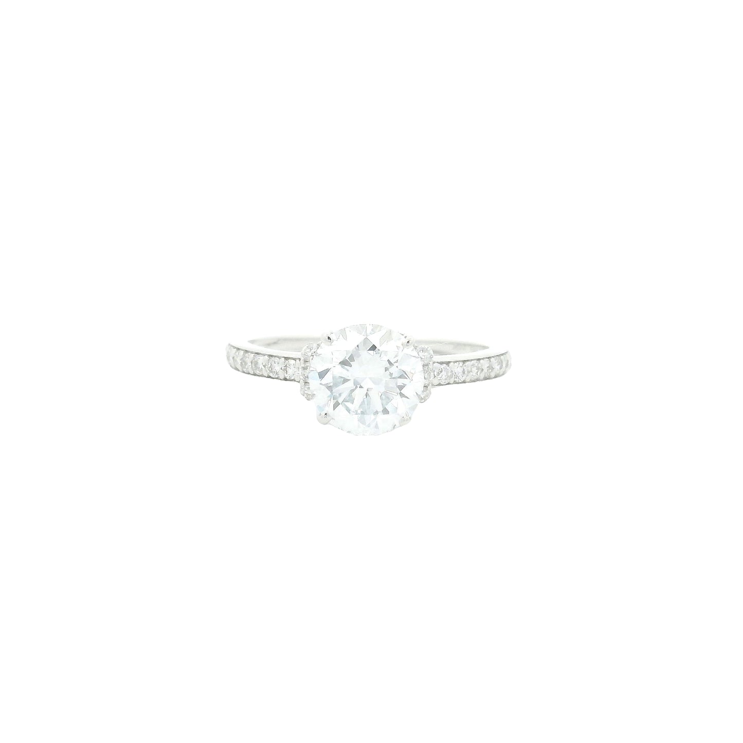 1.86 Carats Lab Grown Diamond 14K Gold Ring