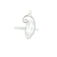 5.60 Ct Cubic Zirconia 925 Sterling Silver Ring