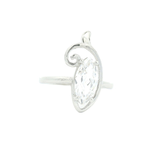 5.60 Ct Cubic Zirconia 925 Sterling Silver Ring