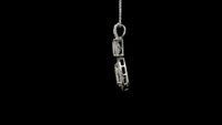 3.01 Carats Lab Grown Diamond 14K Gold Pendant
