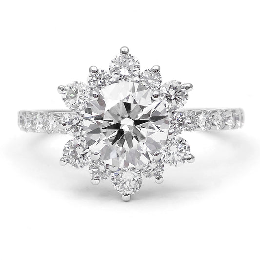 2.06 Carats Lab Grown Diamond 14K Gold Ring
