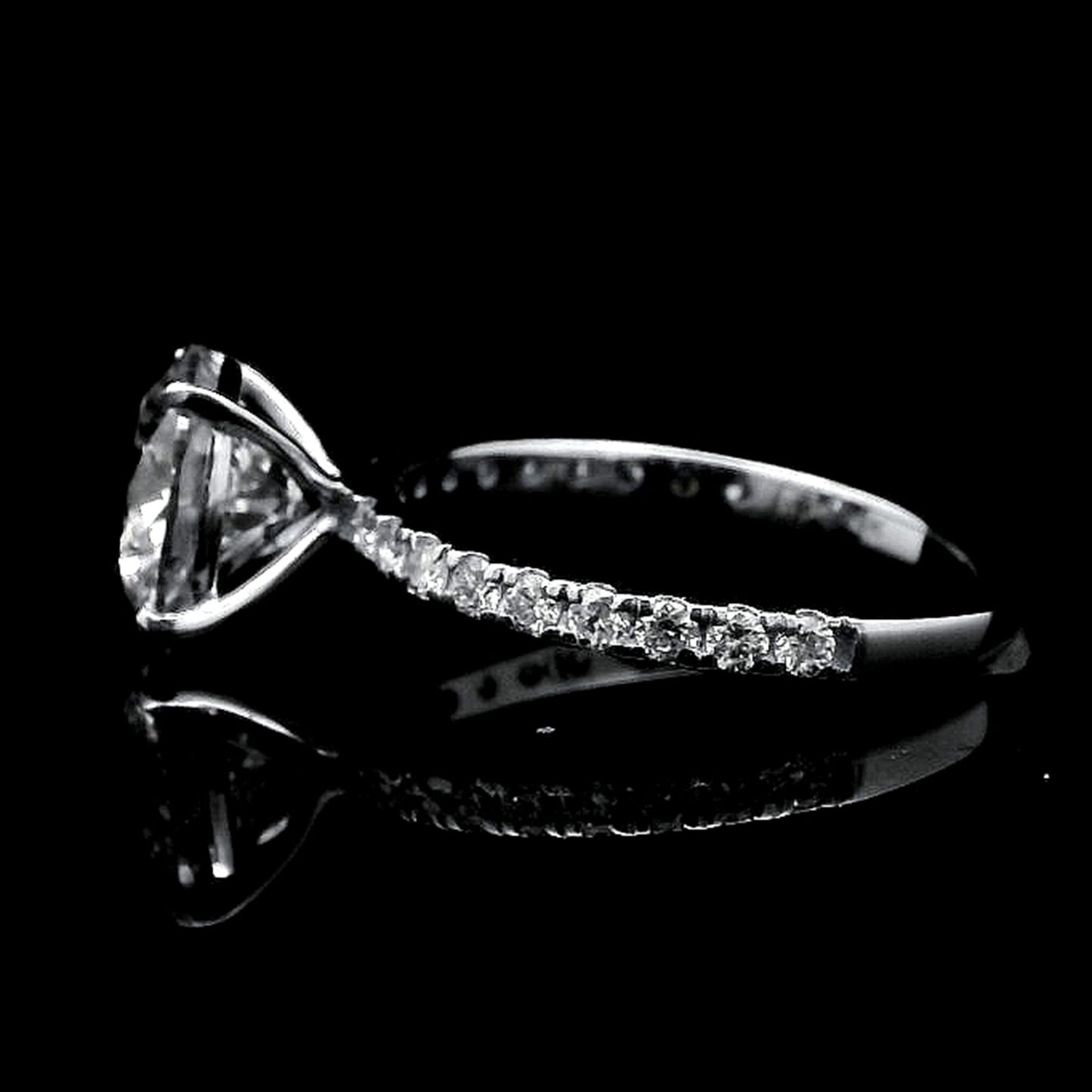 2.26 Carats Lab Grown Diamond 14K Gold Ring