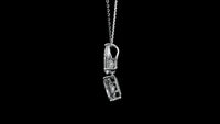 3.27 Carats Lab Grown Diamond 14K Gold Pendant
