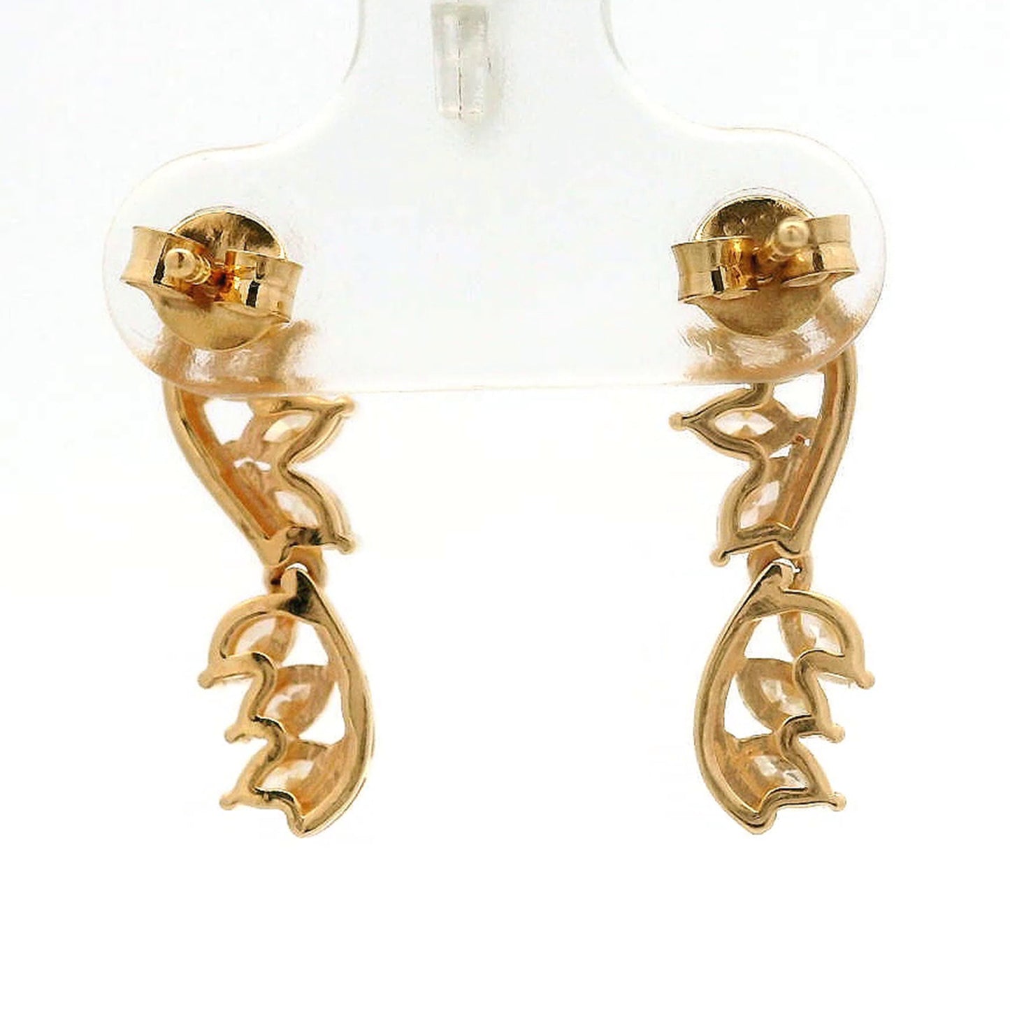 1.05 Ct Marquise Diamond 14K Gold Earrings